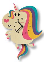 Unicorn Pendulum Wall<br>Clock by Modern Moose